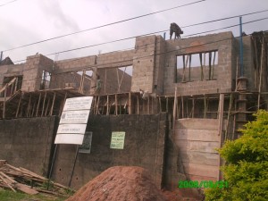 Front view of the House underconstruction 1 Front view of the House underconstruction 1