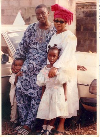 Steve Kadiri, Grace Kadiri, Stephanie and Joshua. one happy family. until death came calling