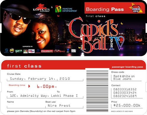 Boarding Pass - Cupid's Ball TWO'S Cupid's ball returns on Feb. 14
