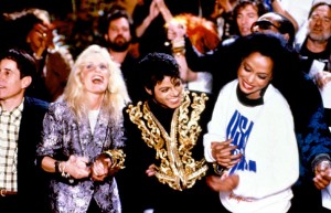 Diana Ross and late Micheal Jackson doing the original version of the song Diana Ross and late Micheal Jackson doing the original version of the song