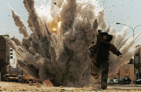 Scene from The Hurt Locker Critically-acclaimed, The Hurt Locker tells the story of an elite bomb disposal team...