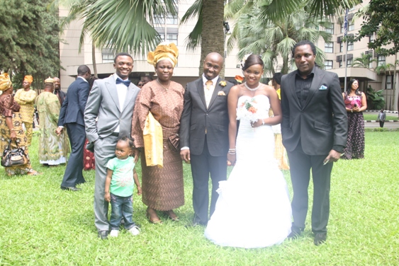 With Bunmi Oke, Steve Babaeko and other 141 Worldwide staff