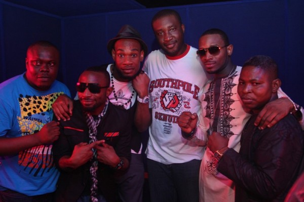 D'Banj and Mohits on set for MTV (2)