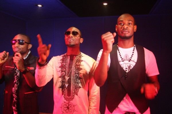 D'Banj and Mohits on set for MTV