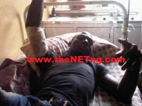 J sleek on Hospital Bed