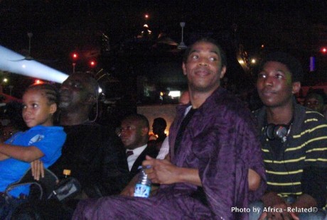 Femi Kuti & his children