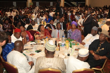 A cross section of guests