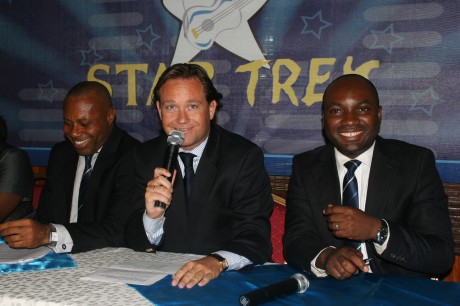 Edem Vindah, Media & Public Affairs Manager; Jacco Van Der Linden, Marketing Director and Sampson Oloche, Senior Brand Manager