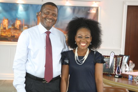 Alhaji Aliko Dangote and Jerrilyn