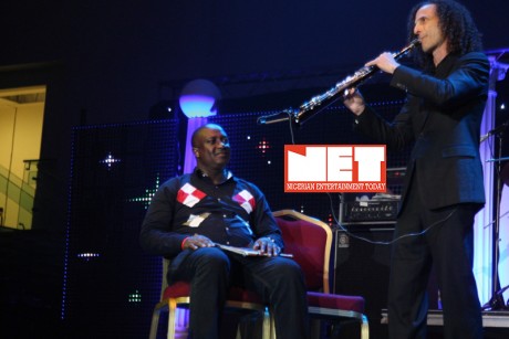 Kenny G Plays For the winner of his Saxophone