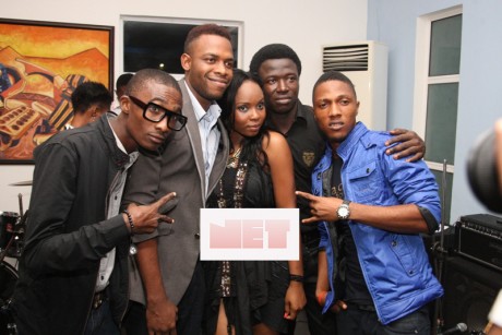 L-R Slim T, Efa, Yemi Alade, A Friend & 5Mics