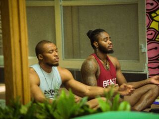 Housemate Yoga Session at BBN lockdown