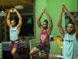 Housemate Yoga Session at BBN lockdown