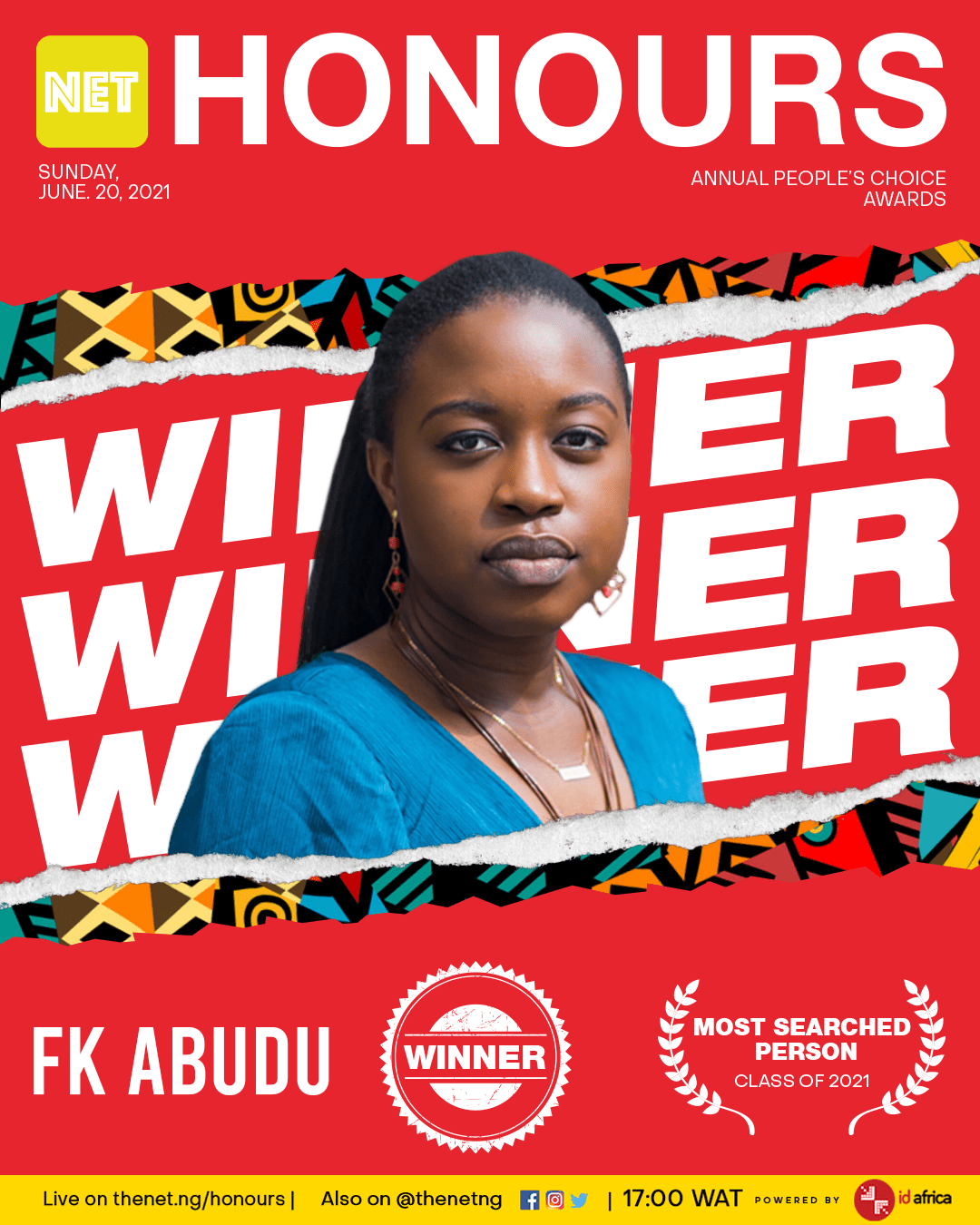 fk abudu most searched person net honours class of 2021