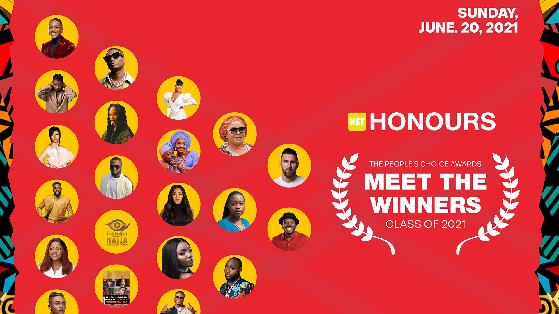 net honours class of 2021 winners