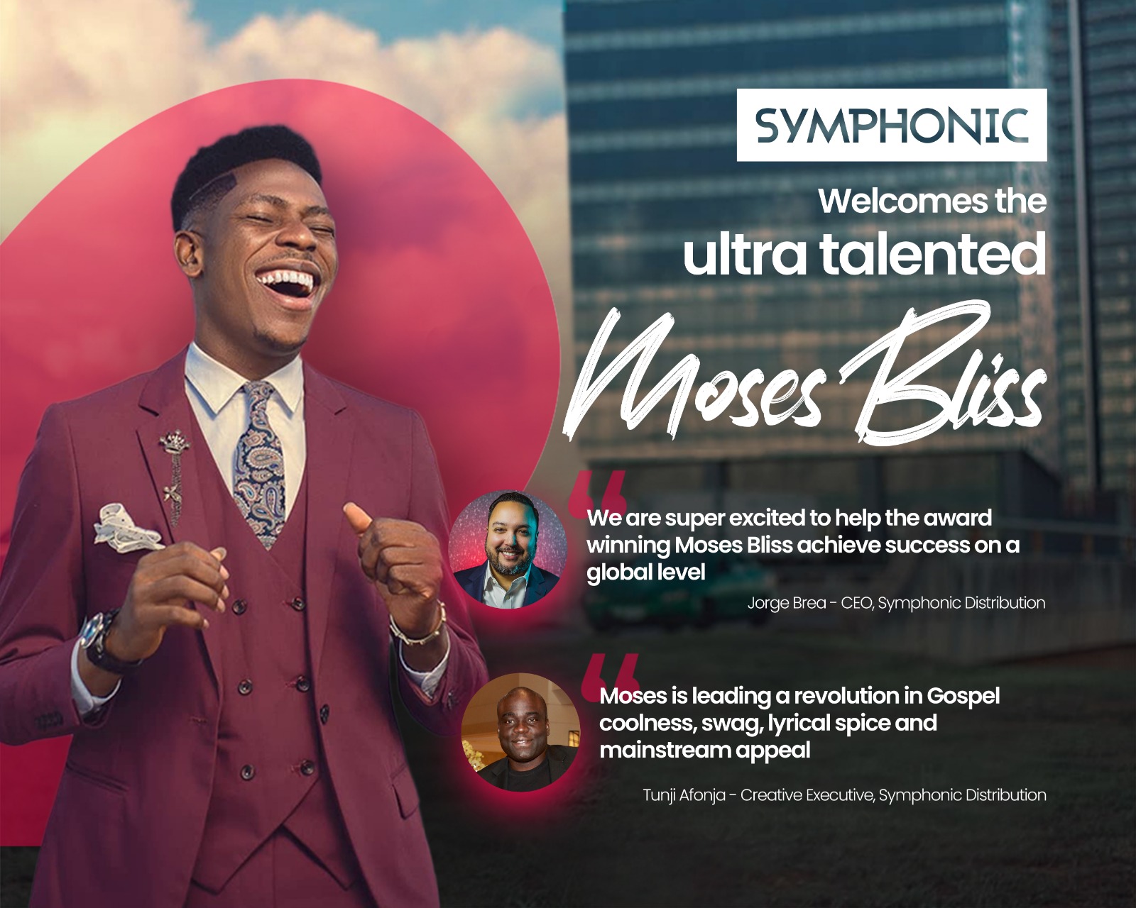 Moses Bliss Signs Symphonic Distribution Deal