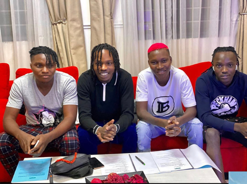 Naira Marley and label mates