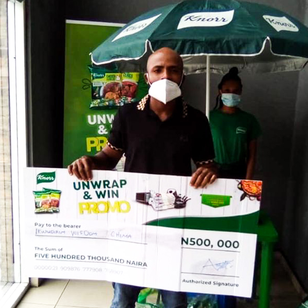 Chima at the Knorr Unwrap and Win Promo