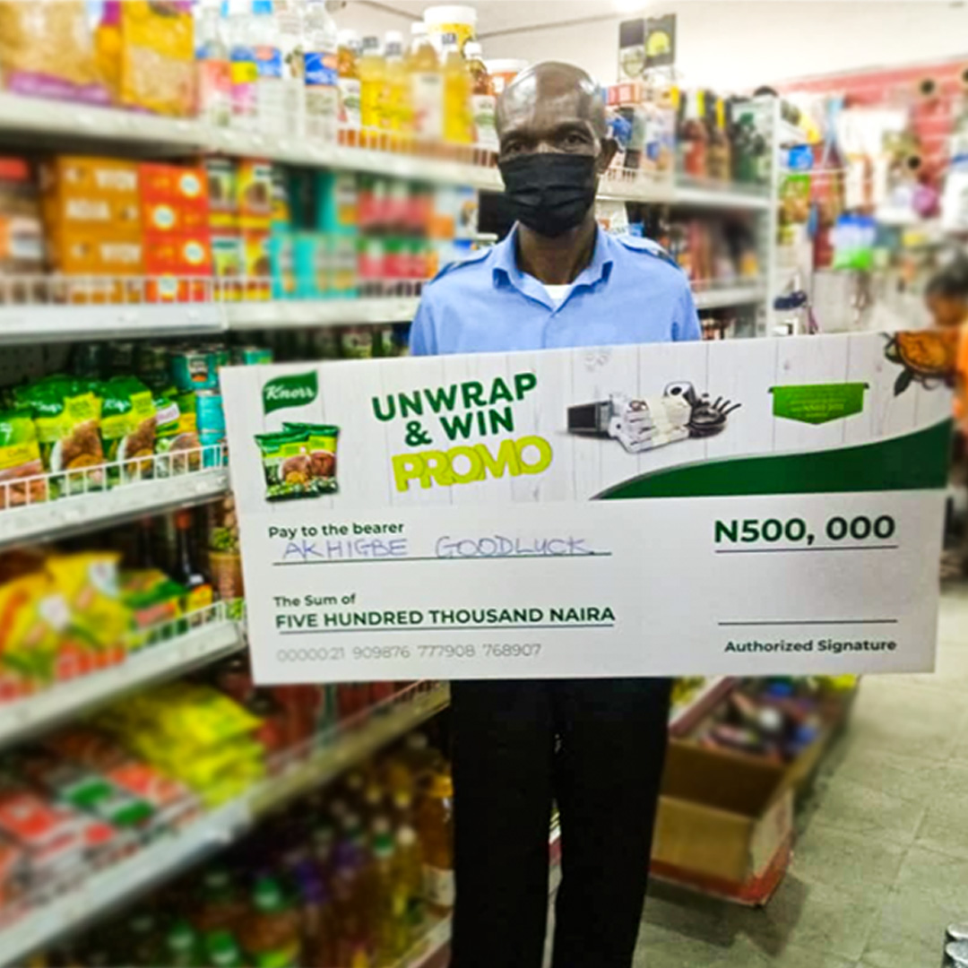 Goodluck at the Knorr Unwrap and Win Promo