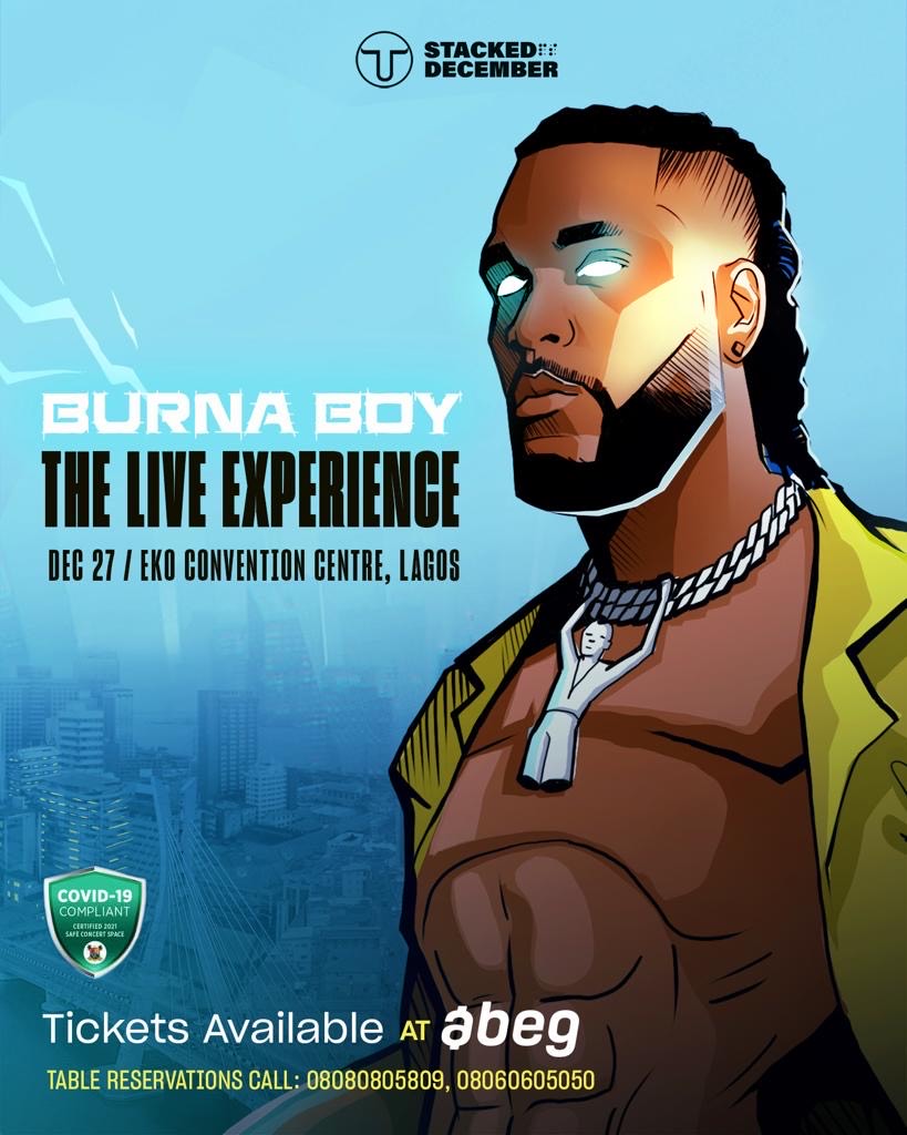 Burna Boy live in concert