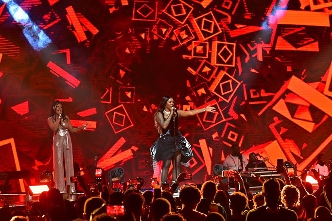 Tiwa performing at Livespot X