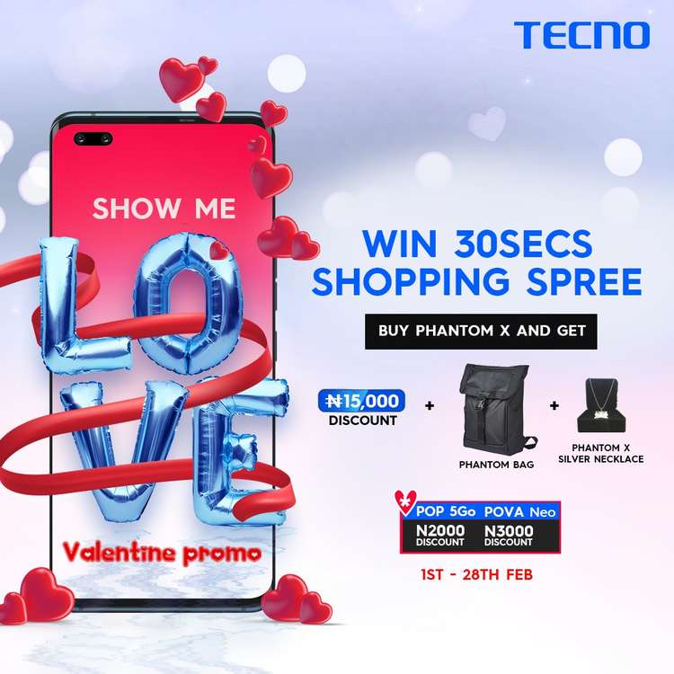 Tecno show me love