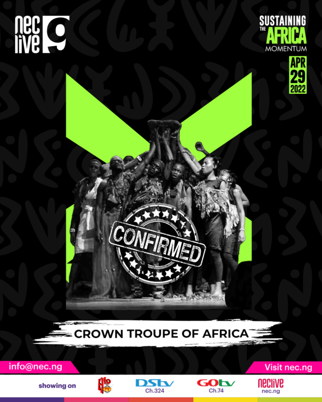 Creative Theatre Group, Crown Troupe of Africa, to Perform at NECLive9 on April 29