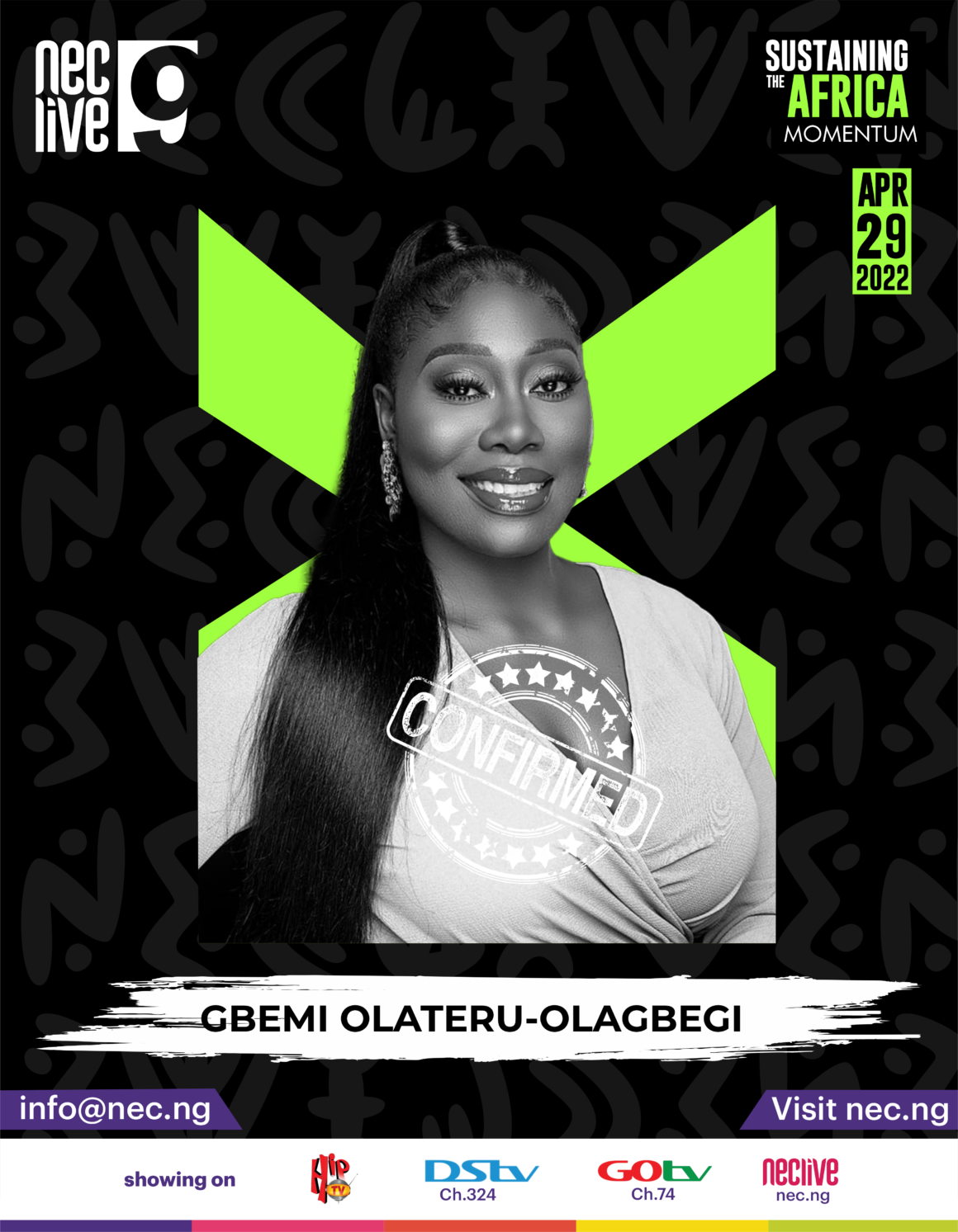 Co-founder of TNC Africa, Gbemi Olateru-Olagbegi, to Speak at NECLive9
