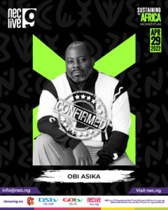 Nigerian Idol Judge, Obi Asika Confirmed to Speak at NECLive9