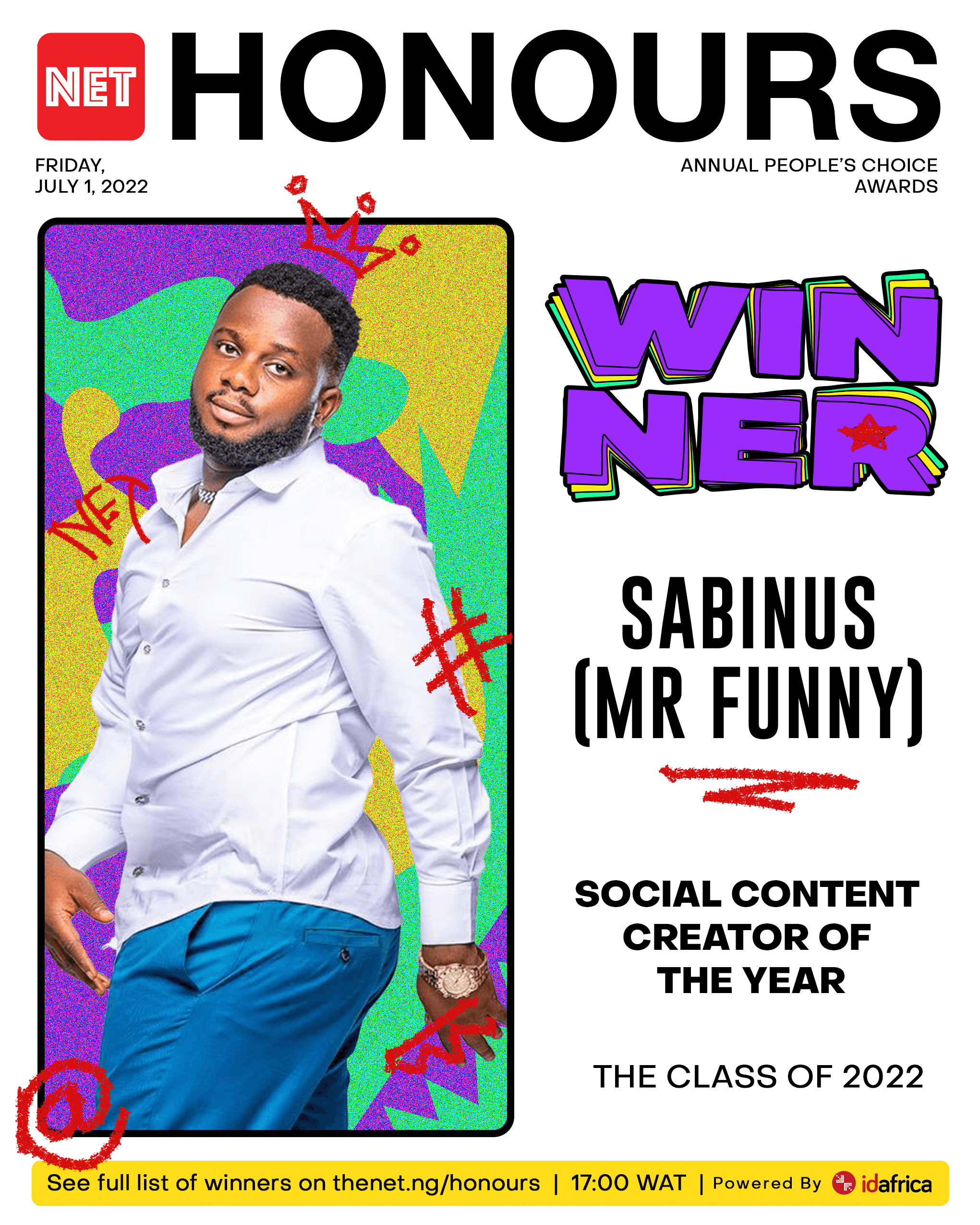 net honours 2022 social content creator of the year