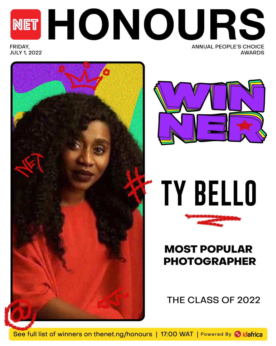 NET Honours 2022: TY Bello Voted ‘Most Popular Photographer’