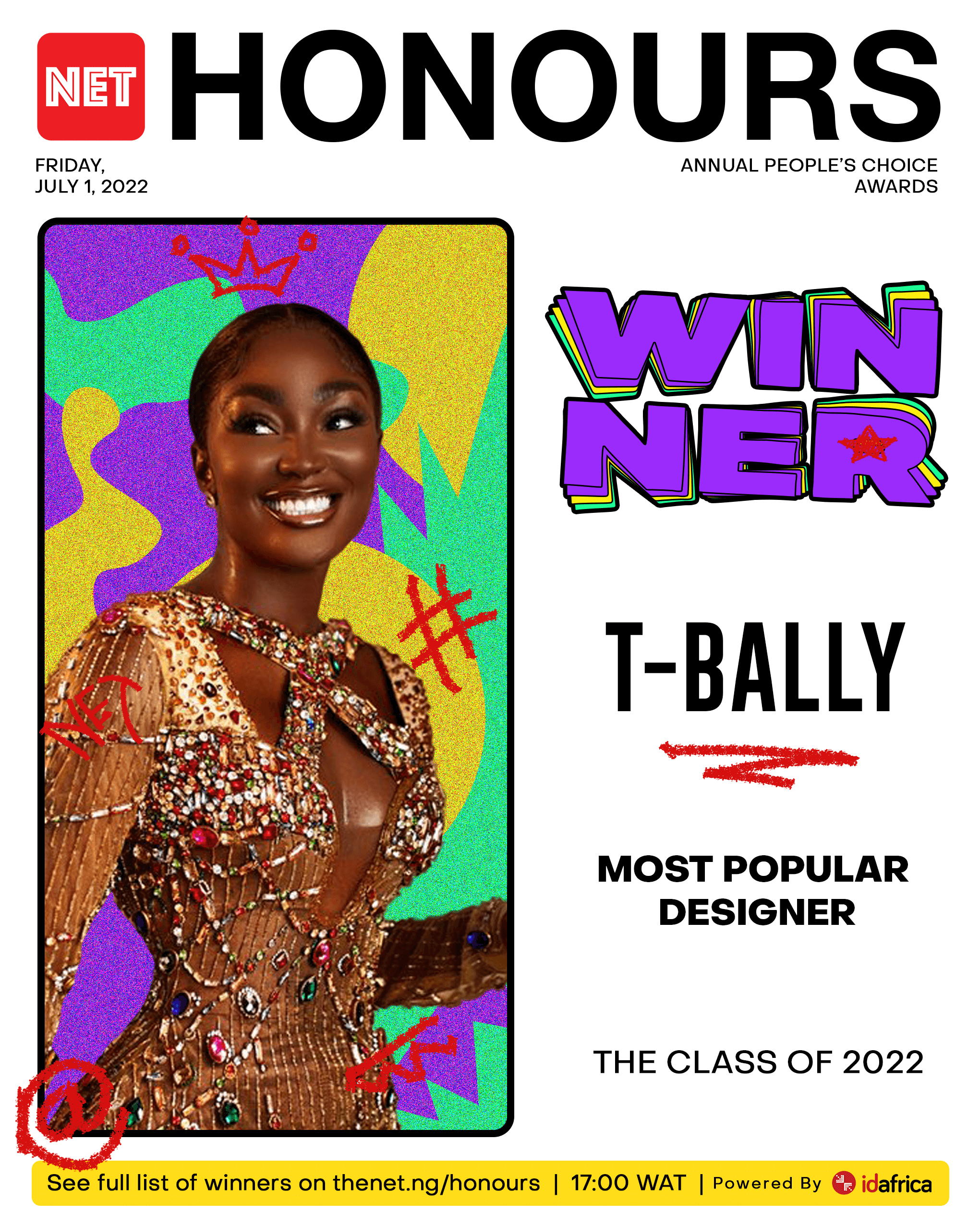 net honours 2022 most popular designer