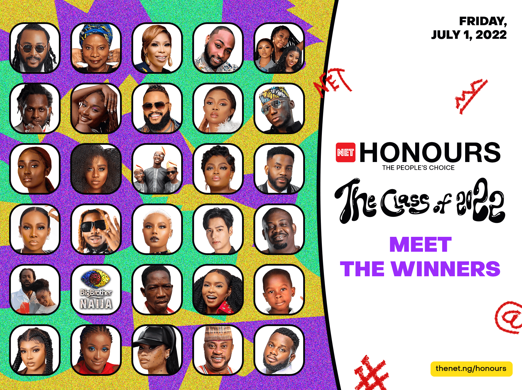 net honours class of 2022 winners