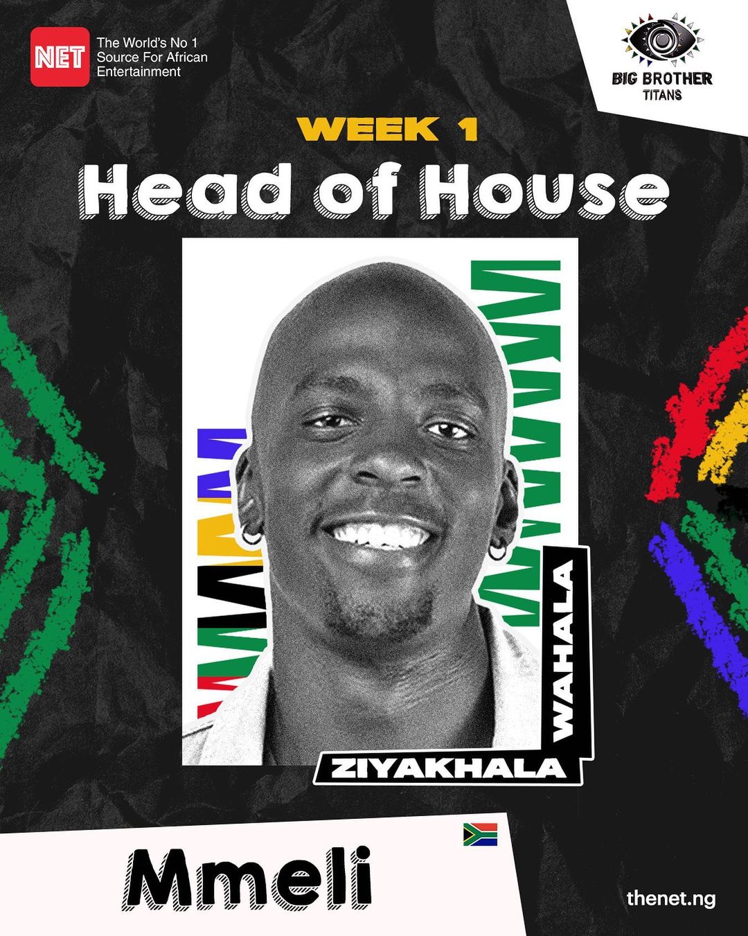 Mmeli wins first-ever BBTitans Head of House (HoH)
