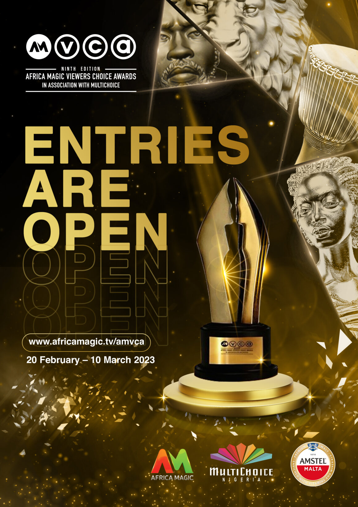 Entries open for 2023 AMVCAs