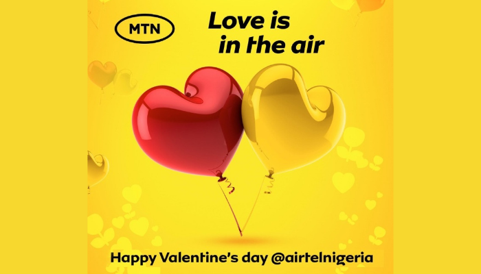 MTN and Airtel share Valetine Bromance