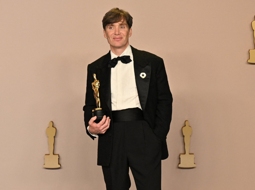 Cillian Murphy wins Best Actor for role in Oppenheimer at the 2024 Oscars.