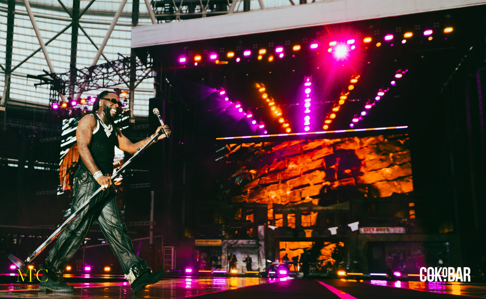 Burna Boy in London Stadium 2024;