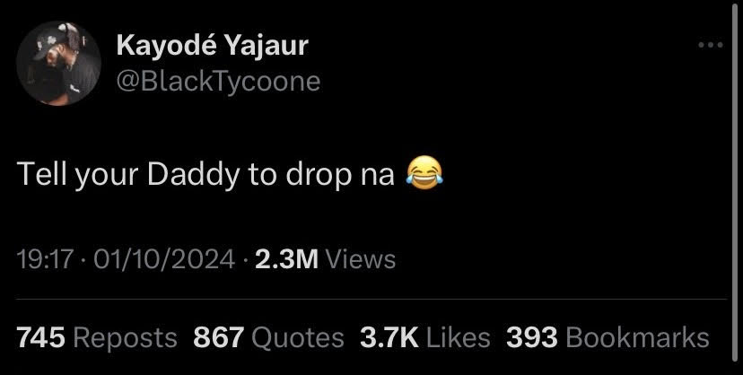 WIzkid called out by davido's Tycoone.