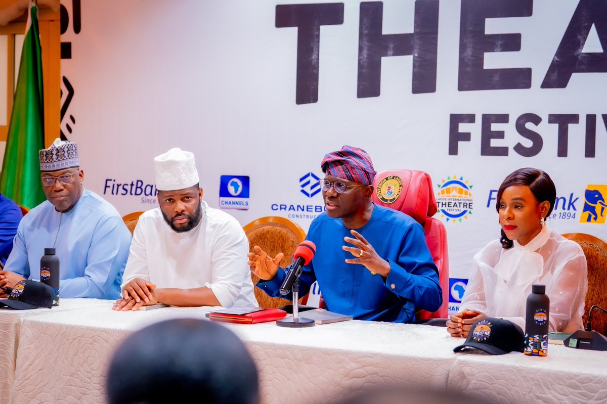 Babajide Sanwo-Olu of Lagos at the LITF event