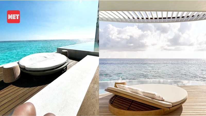 Tiwa Savage sets vacation goals at the luxurious Ritz-Carlton Beach Resort in the Maldives