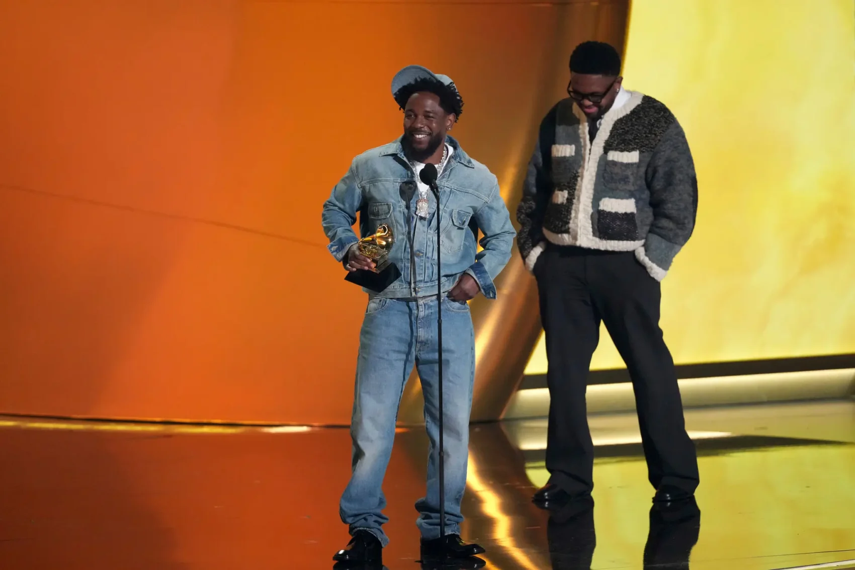 Kendrick Lamar at the Grammys (Chris Pizzello/Invision, via Associated Press)