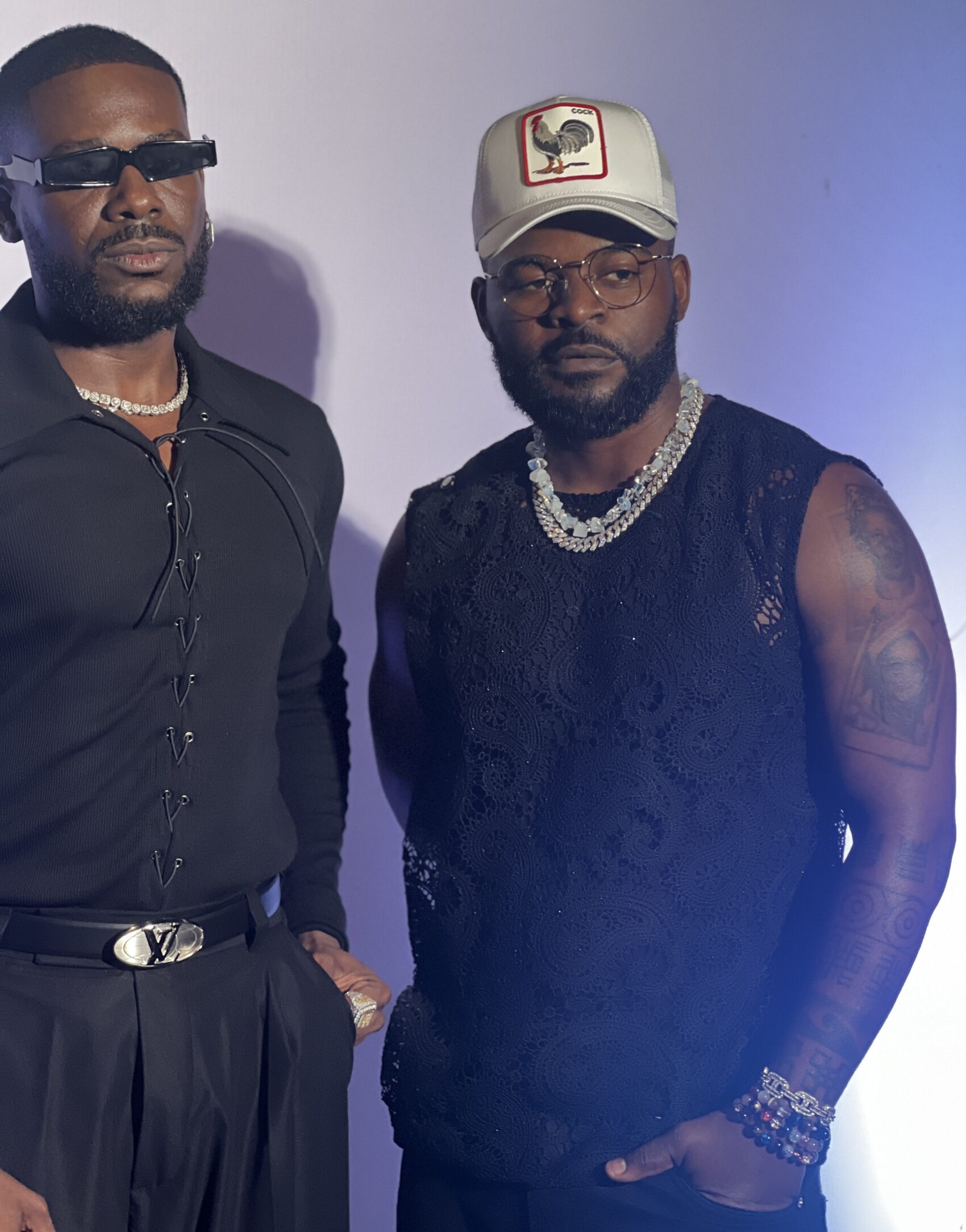 Falz and Adekunle Gold at the Coco Money Launch
